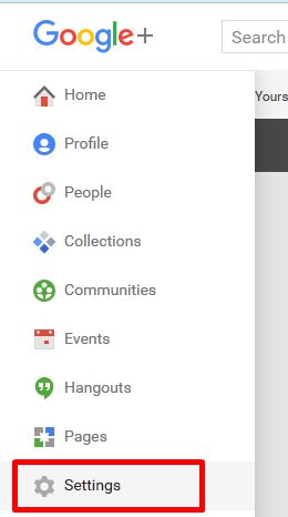 Klik menu Settings