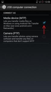 cara menghubungkan android dengan media perangkat