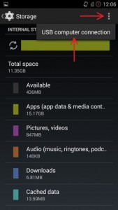 usb connection android