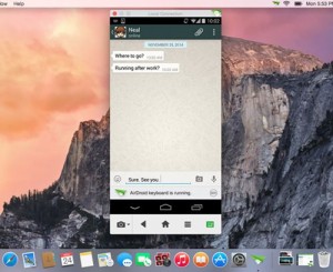 Airdroid WhatsApp di PC