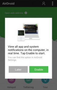WhatsApp utuk PC dengan AirDroid