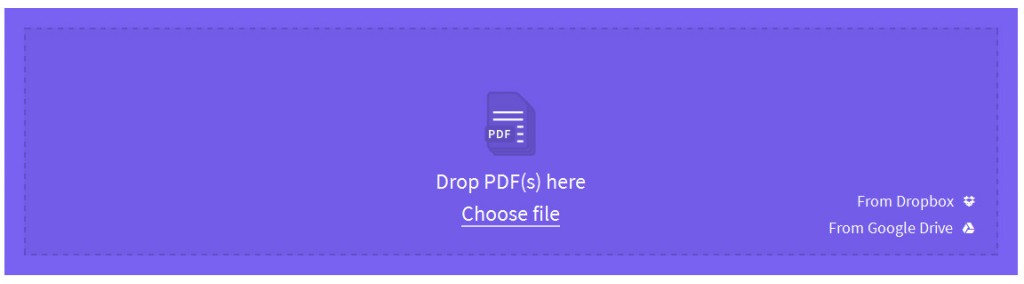 small pdf upload