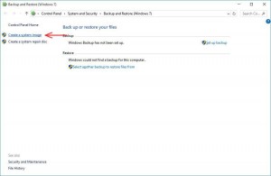 windows10 create-a-system-image