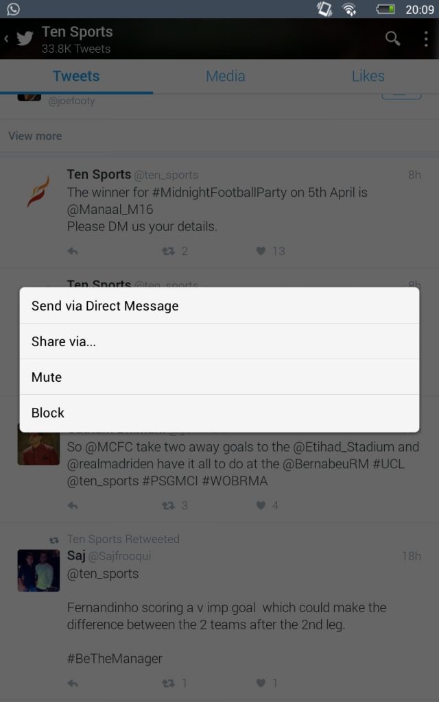 twitter direct message