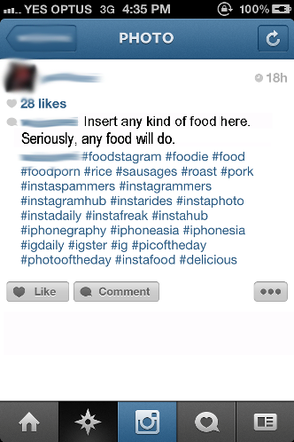 instagram hashtag