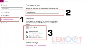 setting windows 10, Cortana windows 10
