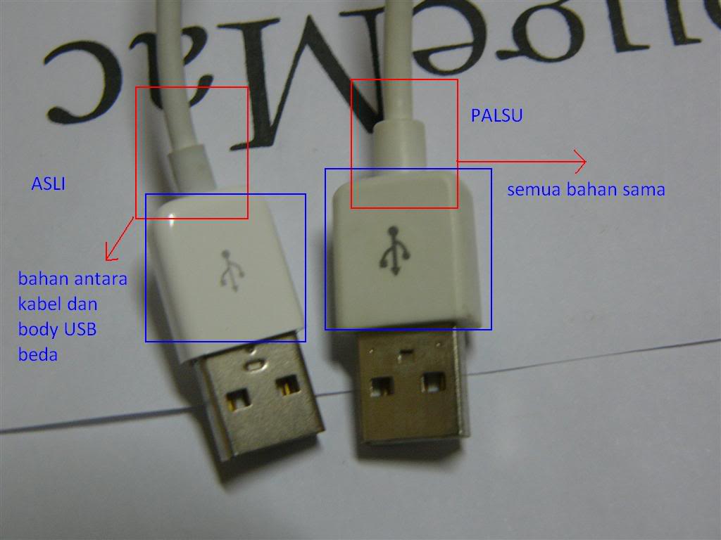 Perhatikan Kabel USB