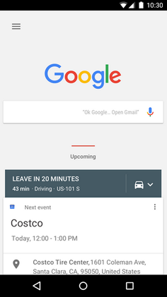 Mengakses Google Now