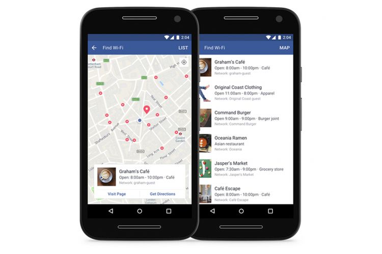 Aplikasi Facebook Kini Dapat Mencari Jaringan Wi-Fi Terdekat