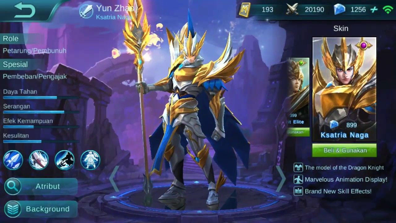 Beli Hero dan Skin Premium