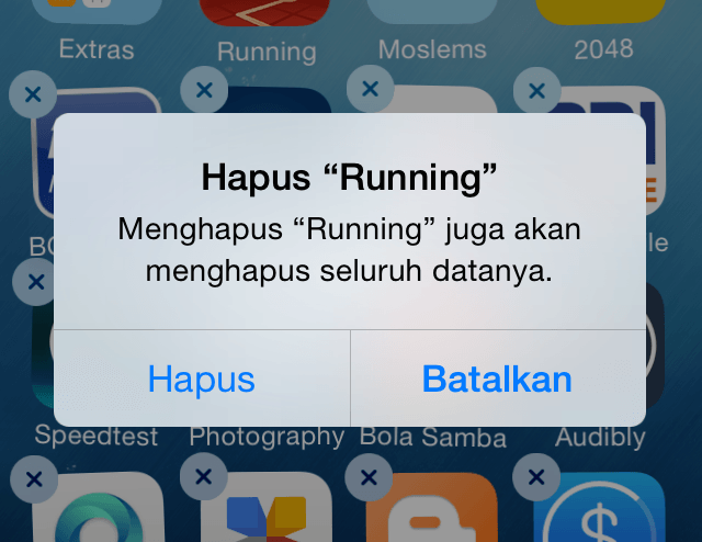 Delete Aplikasi Tidak Terpakai