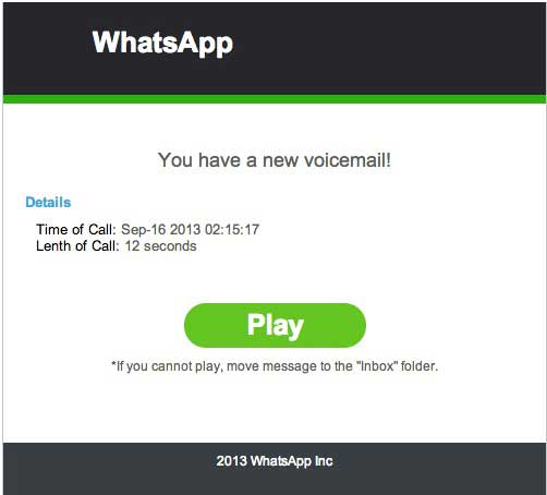 Fake Voicemail