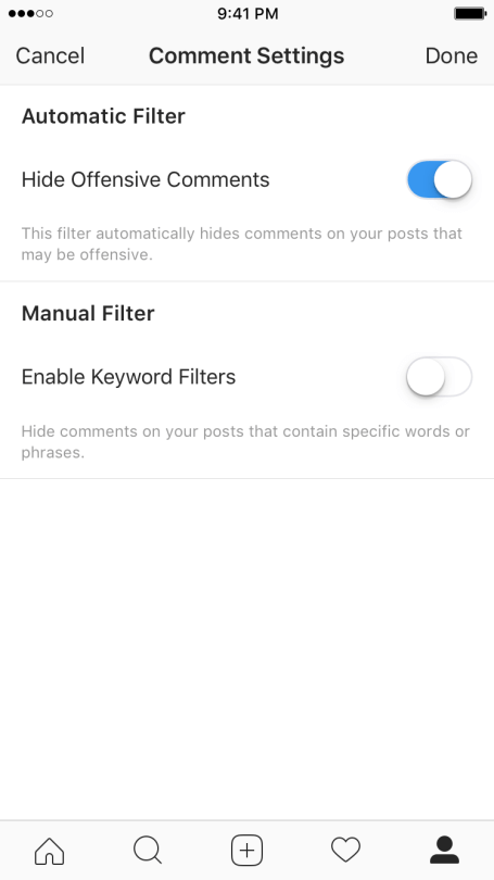 Filter Terbaru Instagram Yang Dapat Memblokir Komentar Negatif, Ofensif, Dan Spam