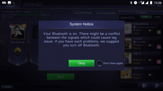 Bahaya Mengaktifkan Bluetooth Ketika Main Mobile Legends!