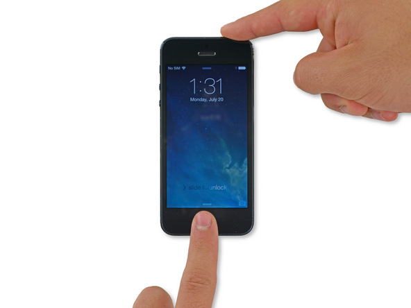 Restart iPhone