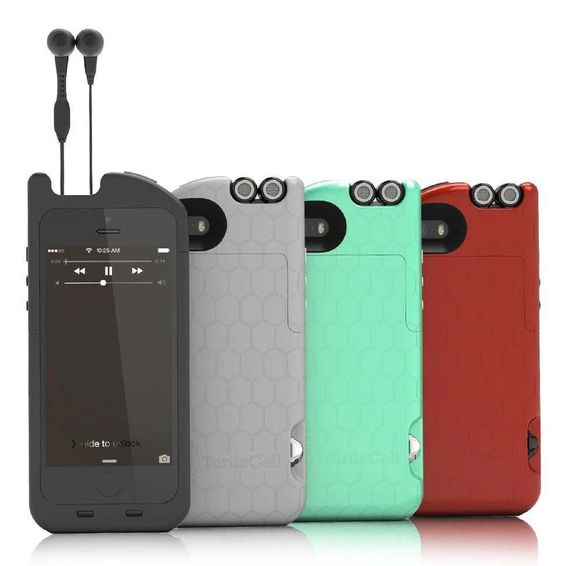 TurtleCell Retractable Headphone Case