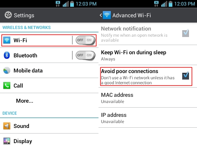 Ubah pengaturan WiFi