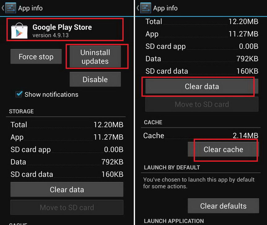 Bersihkan Cache dan Data dari Aplikasi Play Store