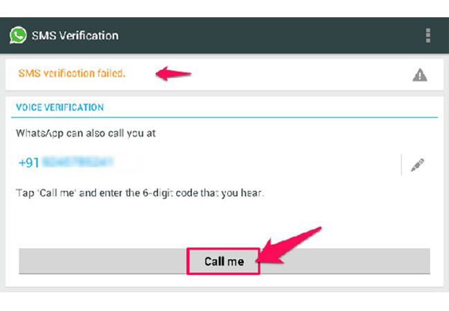 Instal WhatsApp dan Verifikasi dengan Nomor Palsu :