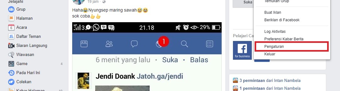 Cara Mudah Menghapus Aplikasi Pihak Ketiga di Facebook