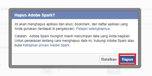 Cara Mudah Menghapus Aplikasi Pihak Ketiga di Facebook