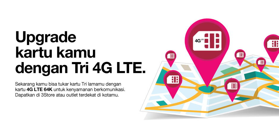 Cara Mudah Upgrade Kartu Three 3G ke 4G Terbaru