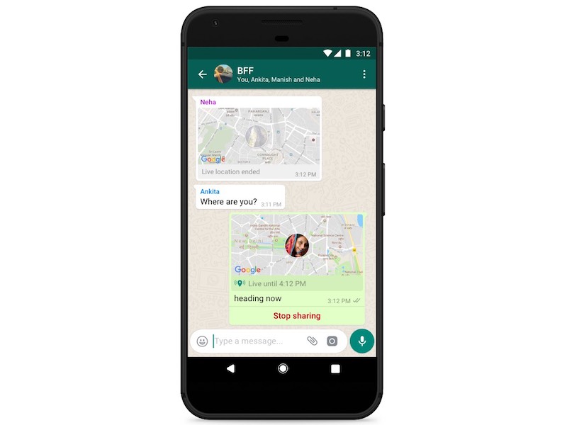 WhatsApp Luncurkan Fitur Baru Live Location