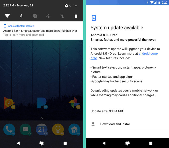 Setelah Diluncurkan OS Android 8.0 Oreo Sudah Dipakai 0.3% Perangkat Android