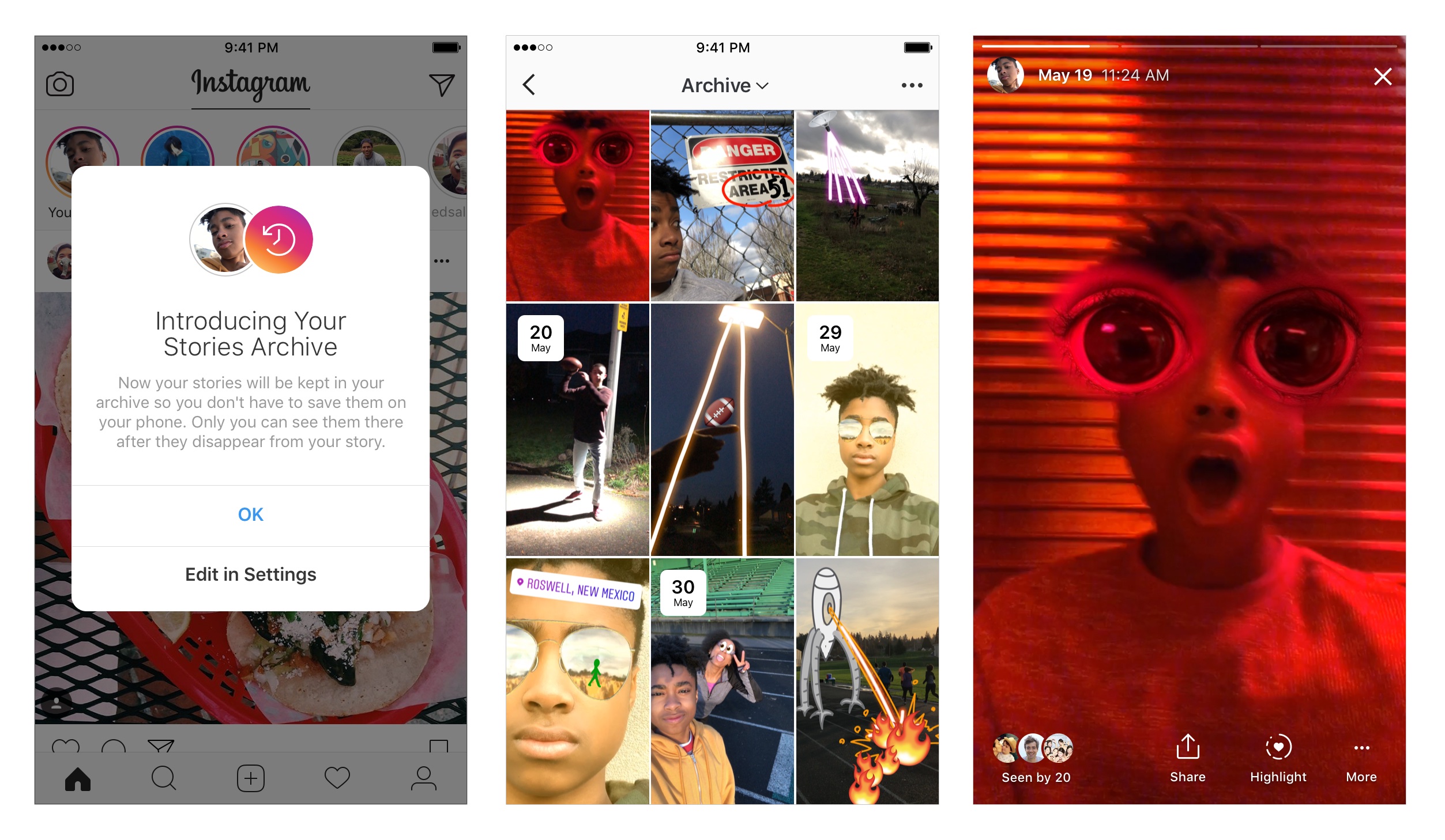 Kini Instagram Story yang Sudah Kadwaluarsa Bisa Diarsipkan dan Disoroti