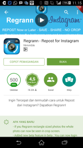 Dengan Aplikasi Regrann
