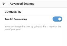 Dengan menutup Fitur Komentar