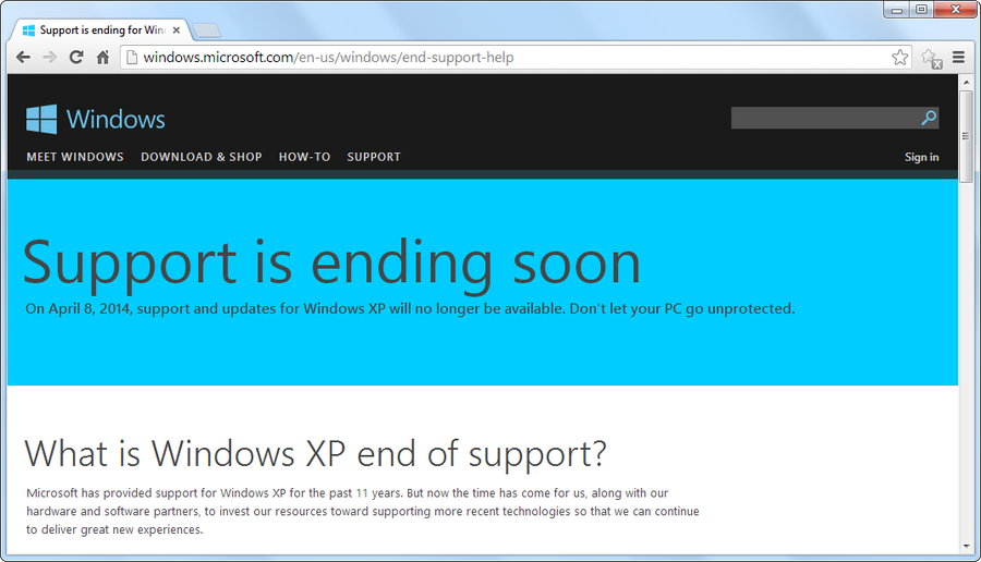 Waduh ! Microsoft Hentikan Dukungan Umum Untuk Windows 8.1