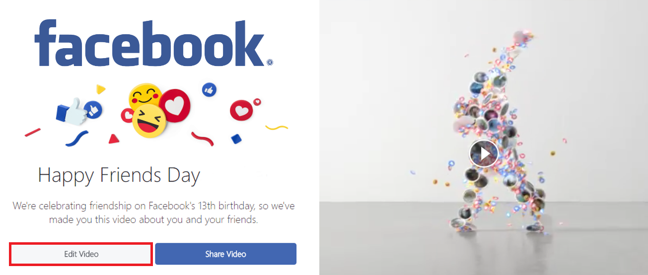 Cara Bikin Video Hari Pertemanan di Facebook