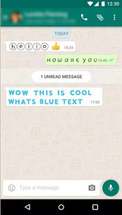 Cara Mudah Mengirim Teks Berwarna Biru Di WhatsApp