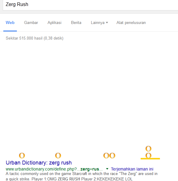 Bermain Zerg Rush Google