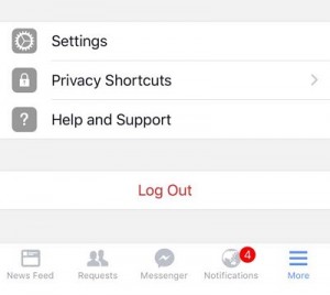Klik More kemudian pilih Settings