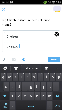 Cara membuat polling android via twitter