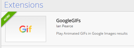 GoogleGIFs sudah terpasang