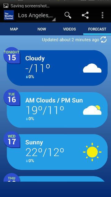 The Weather Channel via inlovewithandroid.com