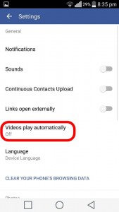 Pilihan Video Play automatically