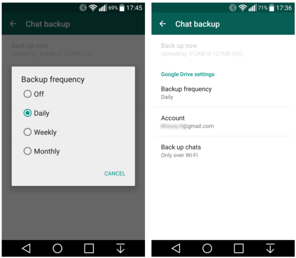 WhatsApp Backup