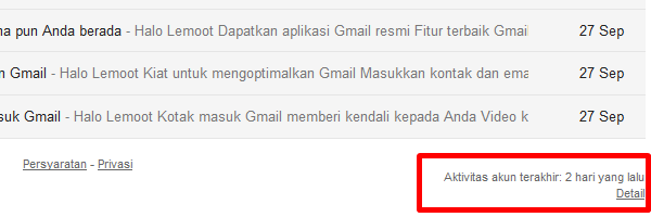 Cara logout semua login aktif gmail