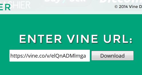 Masukkan URL Video Vine