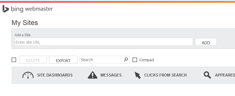 mendaftarkan blog ke bing