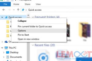 quick access, windows 10, resent files, membersihkan quick access, nonaktifkan quick access