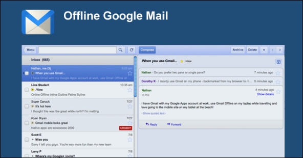 gmail offline