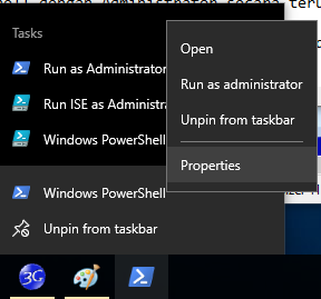 powershell properties