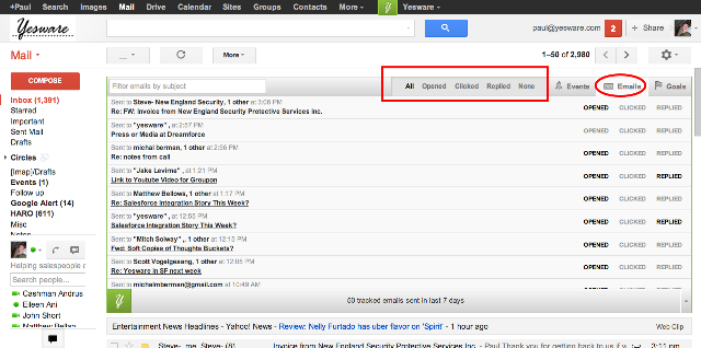 yesware gmail