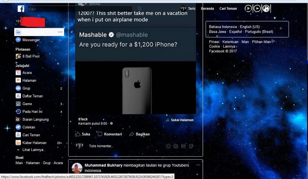 Cara Mudah Ganti Tampilan Facebook Dengan Tema Menarik