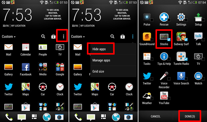 menyembunyikan aplikasi android